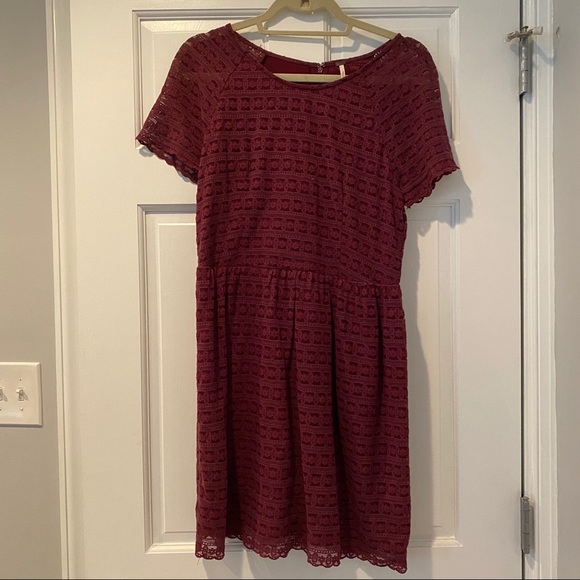 NWOT FREE PEOPLE CANDY WOVEN LACE DRESS - SIZE 10. - Picture 2 of 5